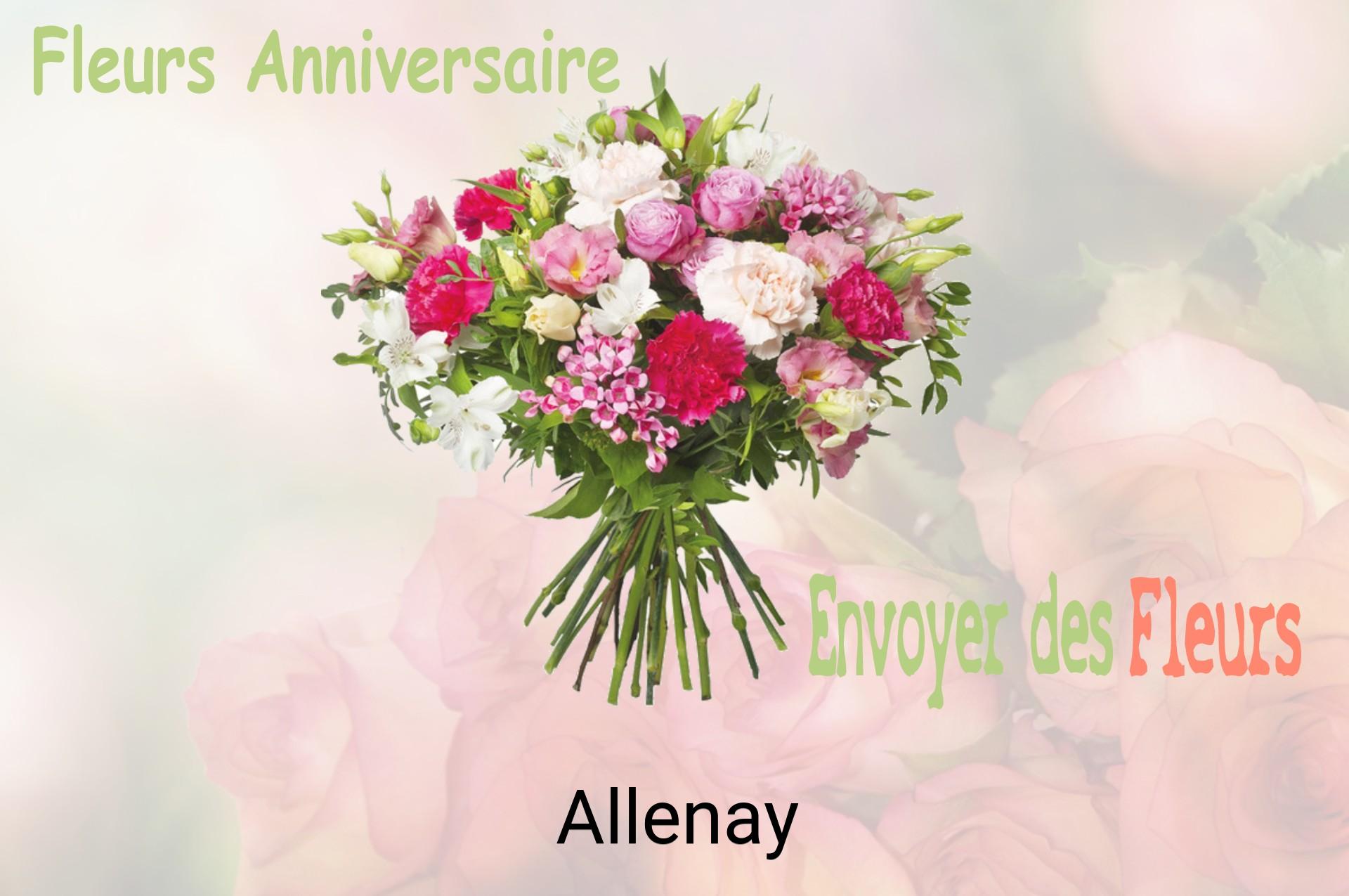 Bouquet de fleurs d’anniversaire livré à Allenay