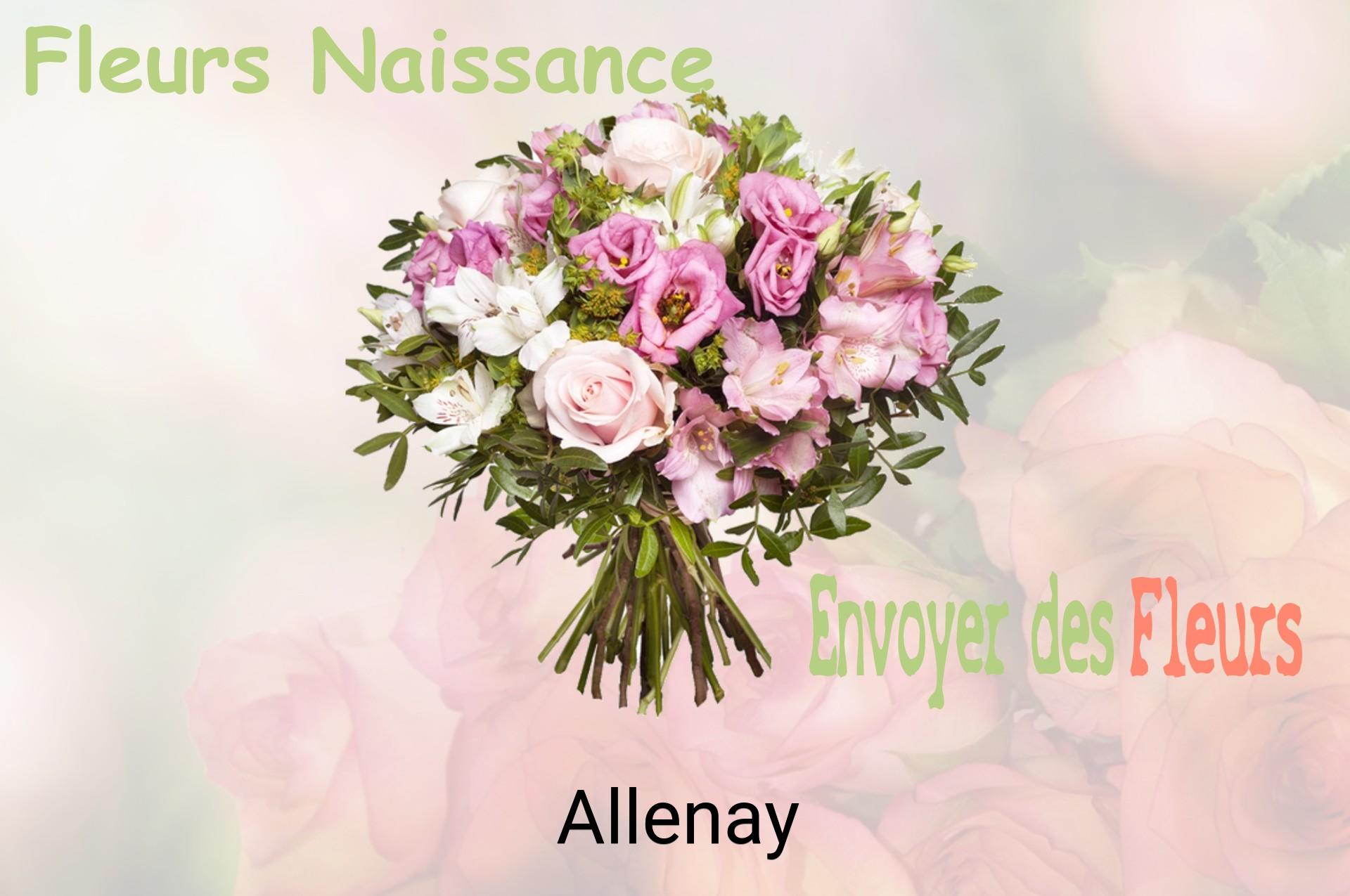Bouquet de fleurs de naissance livré à Allenay